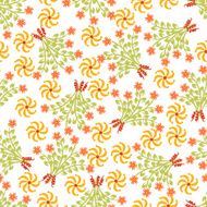 Floral Pattern N476