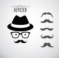 Hipster Retro Vintage Icon Set - Illustration N3