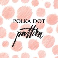Polka dot color pencil pattern N4