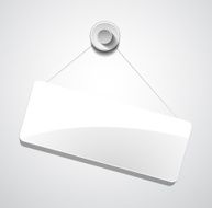 Glossy hanging plate