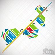 Abstract city background N4