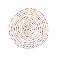 Color dots circle
