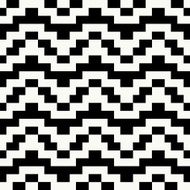 Trendy hipster Black and white pixel seamless pattern N3