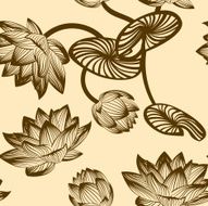 Seamless vector floral pattern N22
