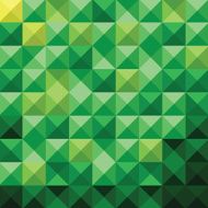 Abstract green squares pattern