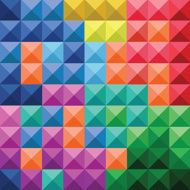 Abstract colorful squares pattern