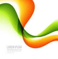 Abstract curved lines background Template brochure design N126