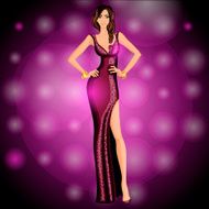 Dancing party girl