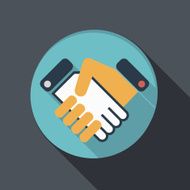 flat icon handshake