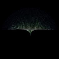 abstract sector pattern technology background