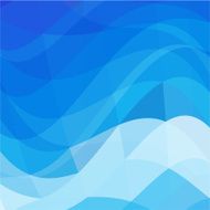 Vector geometric blue background N2