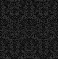 Black Seamless Lace Pattern N2
