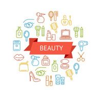 Vector Beauty Outline Concept N5