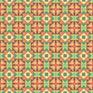 Graphic seamless colorful pattern Flat style N19