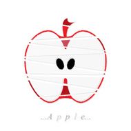 Vector of fruit apple icon N6