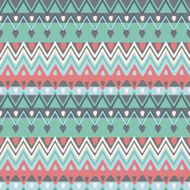 Ethnic zigzag seamless pattern