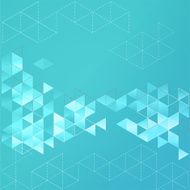Vector abstract geometric background with triangle N43