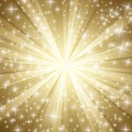 Radiation background Gold Glitter
