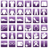 Vector Set of Wear Icons N10