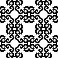 Abstract seamless floral pattern N65