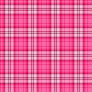 Bright pink seamless tartan