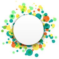 Colorful celebration background with confetti abstract background Vector Illustration N2