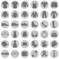 Vector Set of Wear Icons N11