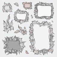 Set of ornamental frames N5