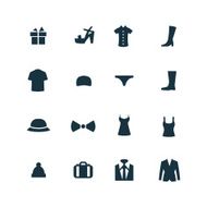 clothes icons set N9
