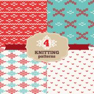 Set of knitting patterns N6