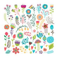 Hand Drawn Floral Elements N4