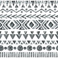 Ethnic watercolor seamless pattern N2