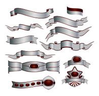 Silver Ribbons set