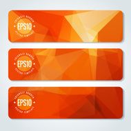 Abstract vector header banners N157