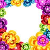 Gift floral design background