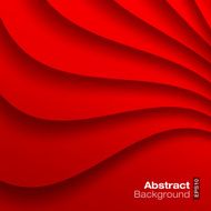 Red Wavy background