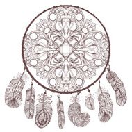 Abstract decorative dream catcher