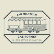 Stamp California San Francisco