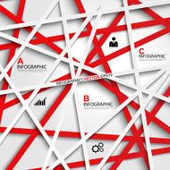 abstract 3d paper infographics N6