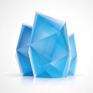 Abstract Crystal Diamond Ice