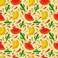 mexican woman pattern