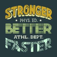 Physical education t-shirt design N2