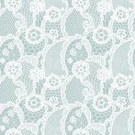 Lace seamless pattern with flowers N209