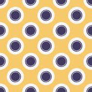 seamless scribble circle dots pattern N4