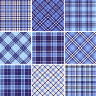 Set of seamless tartan patterns N11