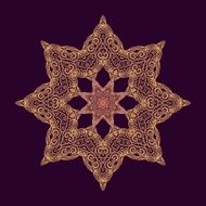 Decorative rosette N4