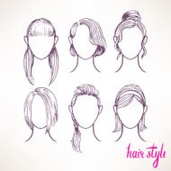 different hairstyles