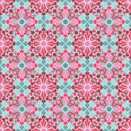 Cute floral seamless pattern background N40