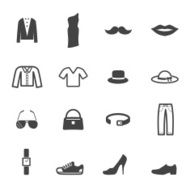 fashion and accessory icons