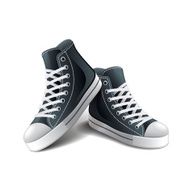 Sneakers isolated on white vector